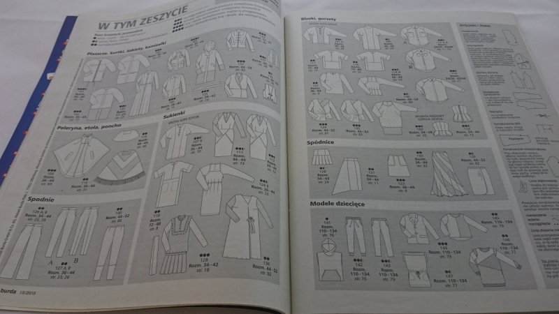 BURDA. MODA STYL NR 10/2013