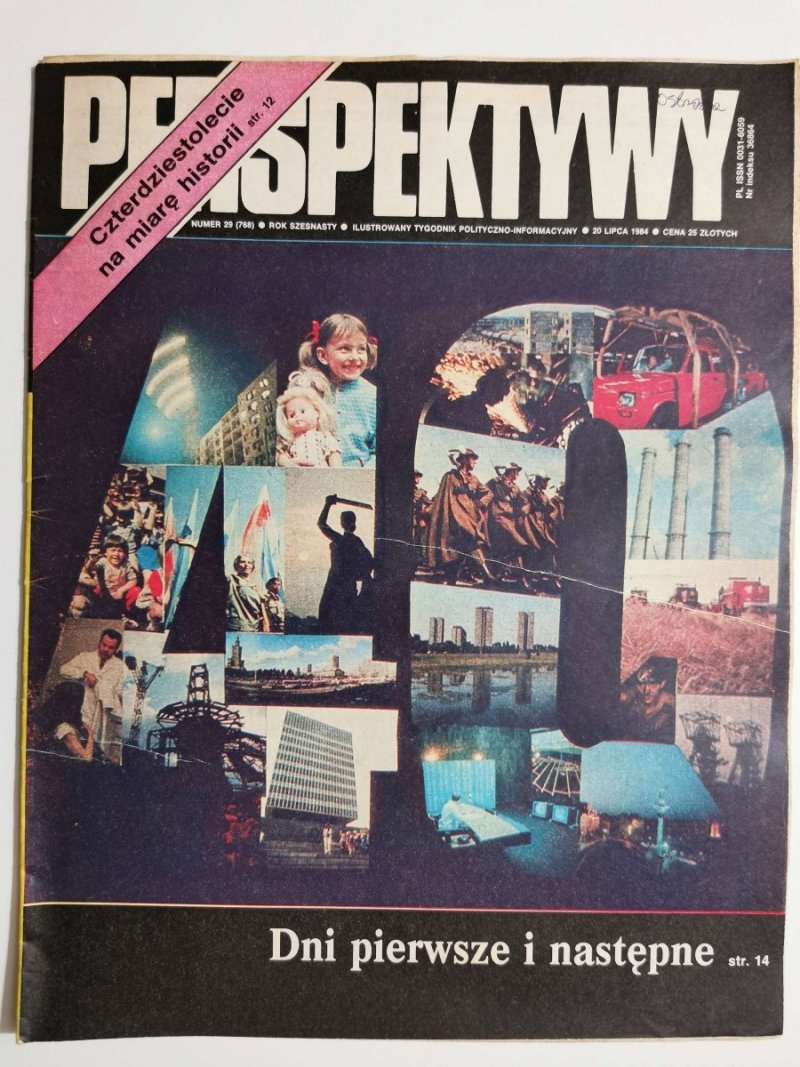 PERSPEKTYWY NUMER 29 (768) 20 LIPCA 1984