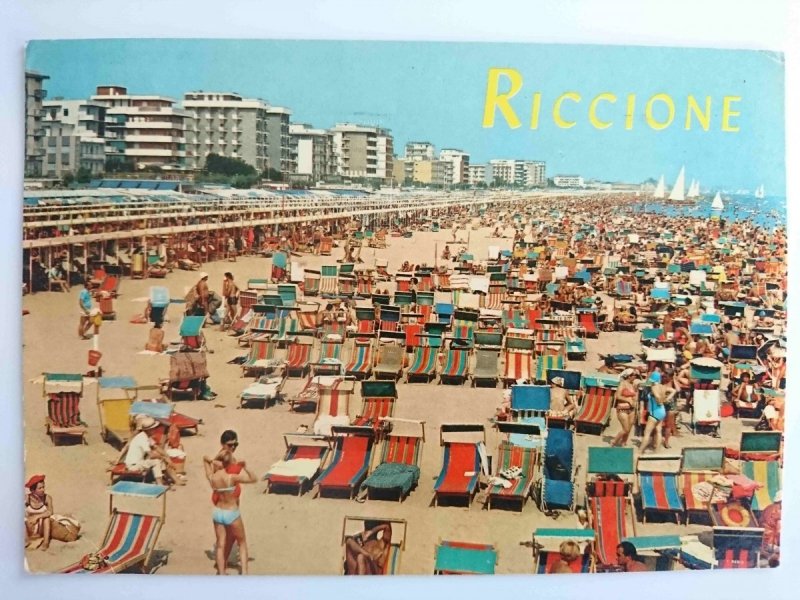 RIVIERA ADRIATICA RICCIONE. SPIAGGIA