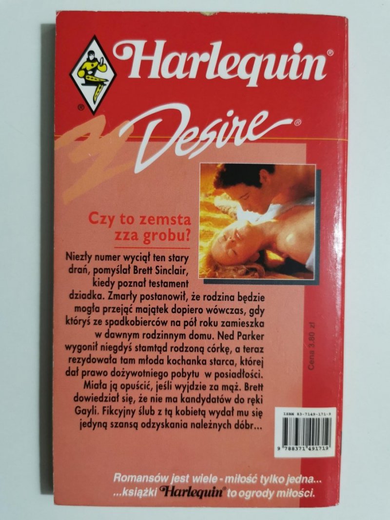 TESTAMENT NEDA PARKERA - Peggy Moreland 1998