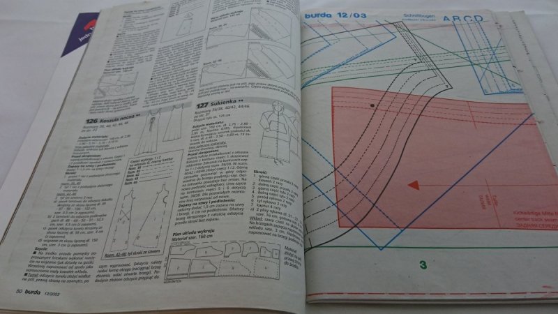 BURDA NR 12/2003 ŚWIĄTECZNA AURA