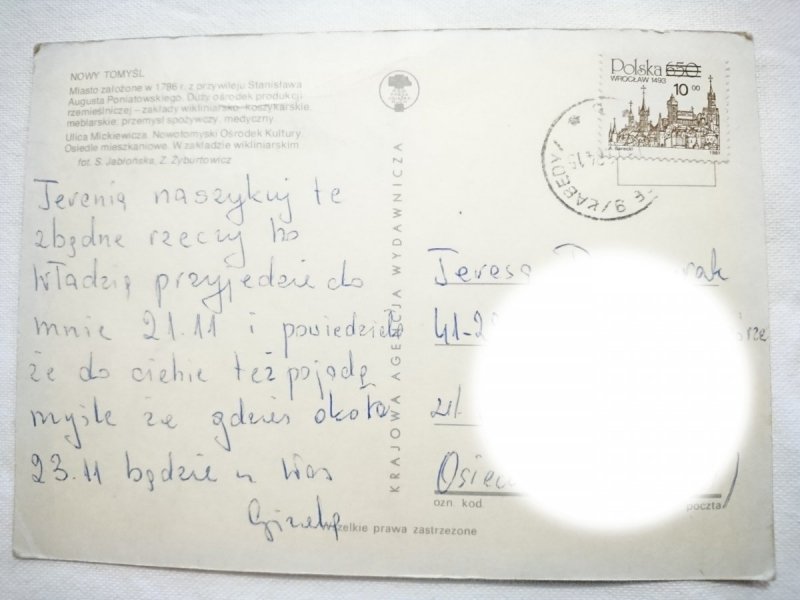 NOWY TOMYŚL. CZTERY UJĘCIA FOT. JABŁOŃSKA, ŻYBURTOWICZ