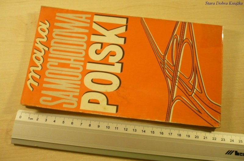 MAPA SAMOCHODOWA POLSKI 1: 1 000 000 (1982)
