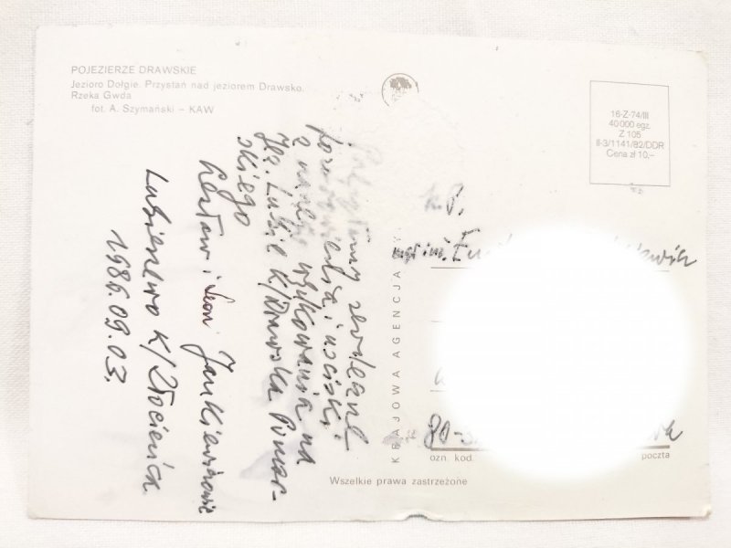 POJEZIERZE DRAWSKIE. JEZIORO DOŁGIE FOT. A. SZYMAŃSKI