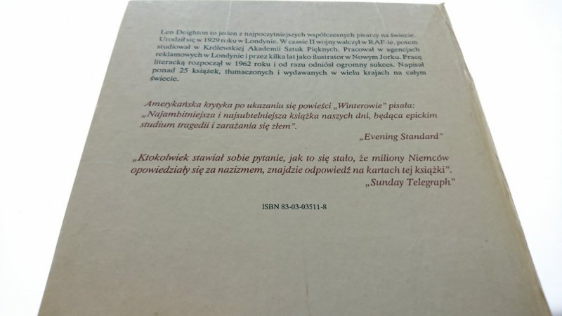 WINTEROWIE - Len Deighton 1992