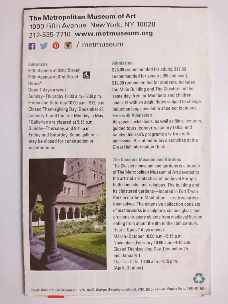 MUSEUM MAP. MAY-JUNE 2014 THE METROPOLITAN MUSEUM OF ART