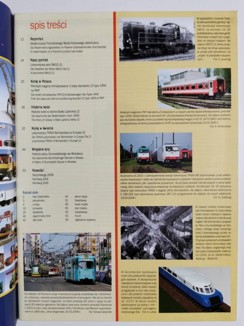 Miesięcznik. Świat kolei 03/2009