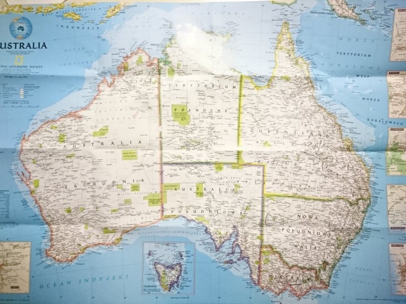 NATIONAL GEOGRAPHIC MAPA DODATEK. LIPIEC 2000