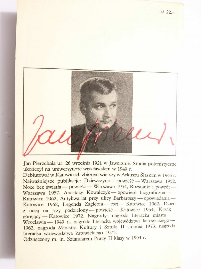 KRZAK GOREJĄCY - Jan Pierzchała 1975