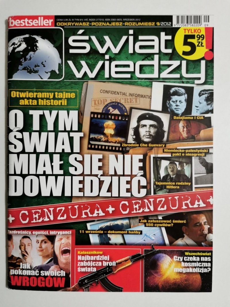 ŚWIAT WIEDZY 9/2012 O TYM ŚWIAT MIAŁ SIĘ NIE DOWIEDZIEĆ 