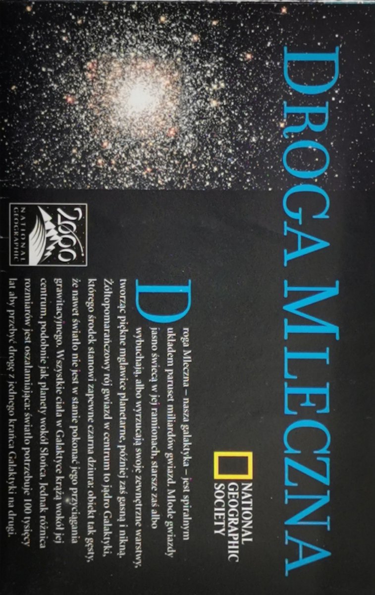 DROGA MLECZNA NATIONAL GEOGRAPHIC 1999