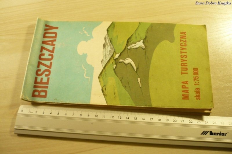 BIESZCZADY. MAPA TURYSTYCZNA (1985)
