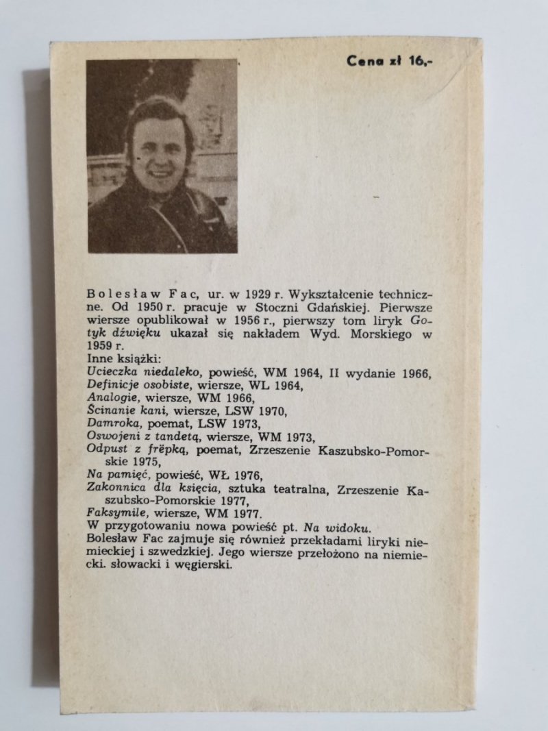 UCIECZKA NIEDALEKO - Bolesław Fac 1978
