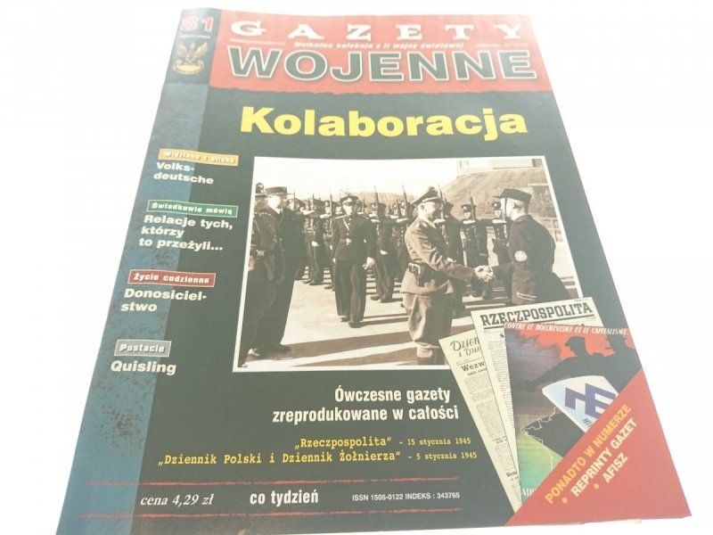GAZETY WOJENNE NUMER 81 KOLABORACJA 1998