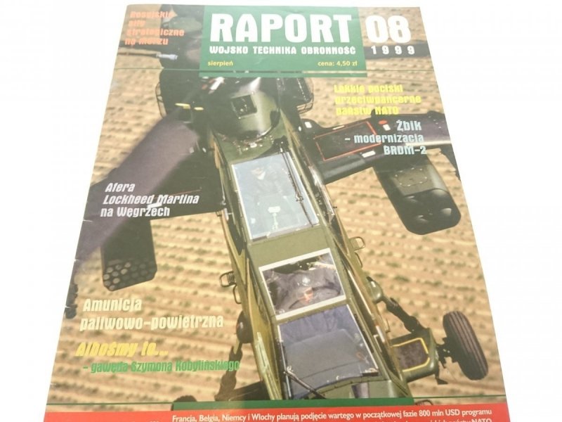 RAPORT WOJSKO TECHNIKA OBRONNOŚĆ 08 1999