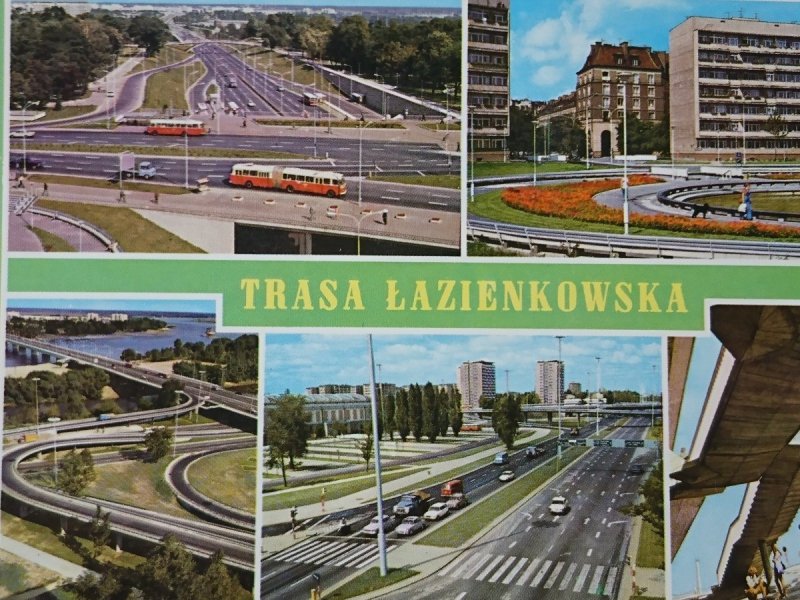 WARSZAWA. TRASA ŁAZIENKOWSKA... FOT. R. DUDLEY