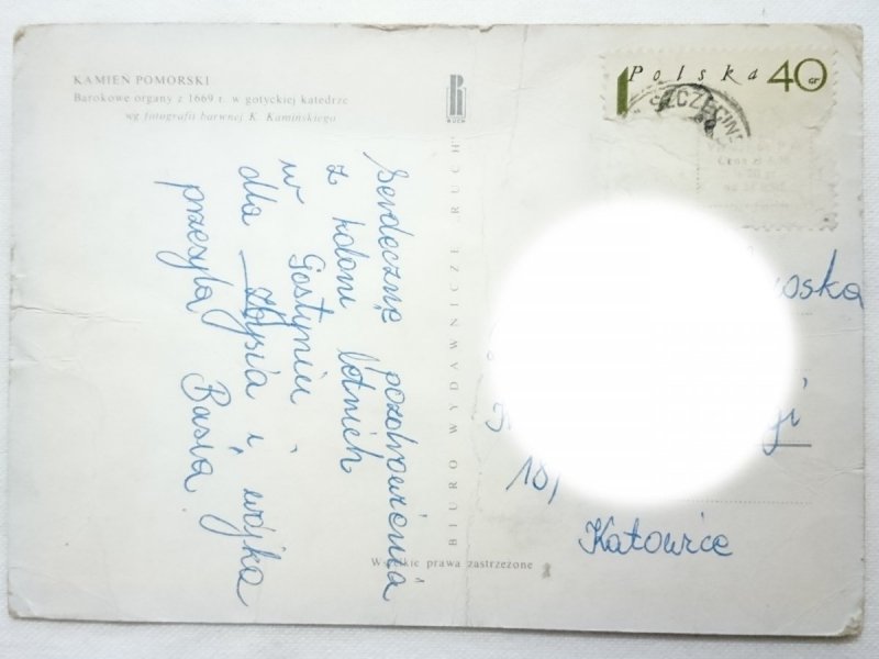 KAMIEŃ POMORSKI. BAROKOWE ORGANY Z 1669 r. W GOTYCKIEJ KATEDRZE FOT. KAMIŃSKI