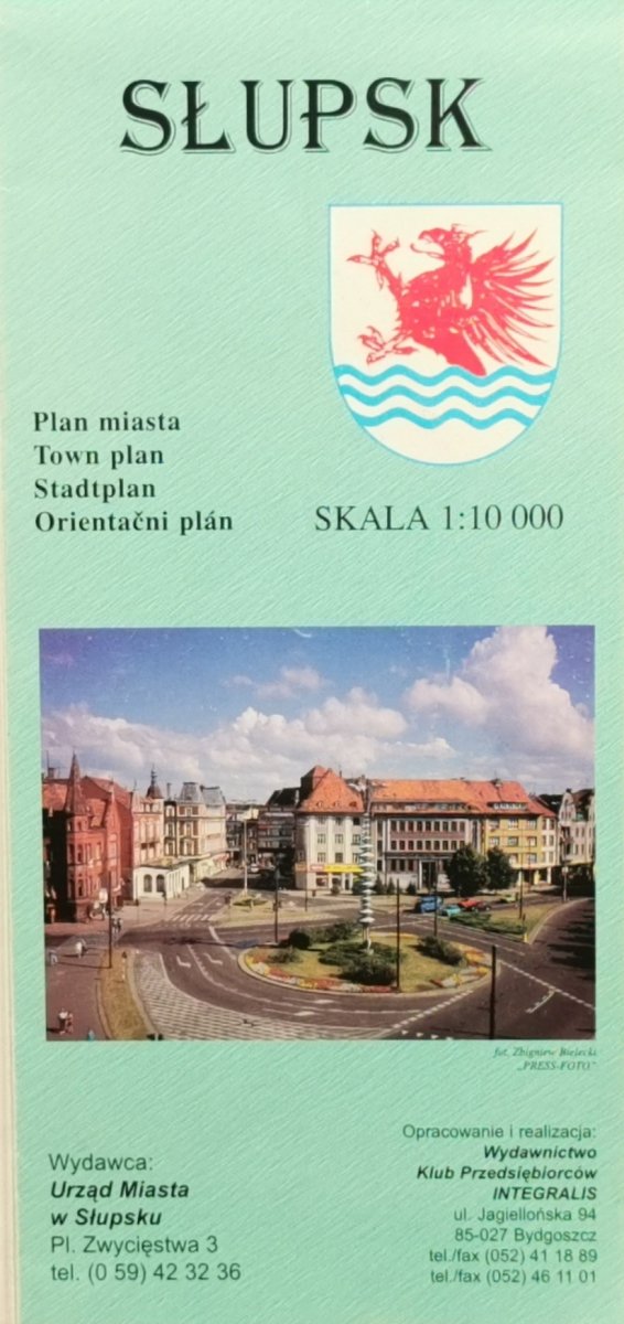 SŁUPSK PLAN MIASTA. SŁUPSK 1: 10 000