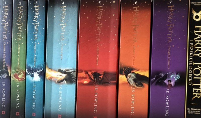 HARRY POTTER 8 części - J. K. Rowling