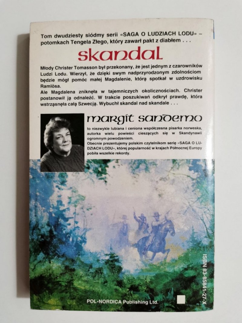 SAGA O LUDZIACH LODU TOM 27 SKANDAL - Margit Sandemo 1994