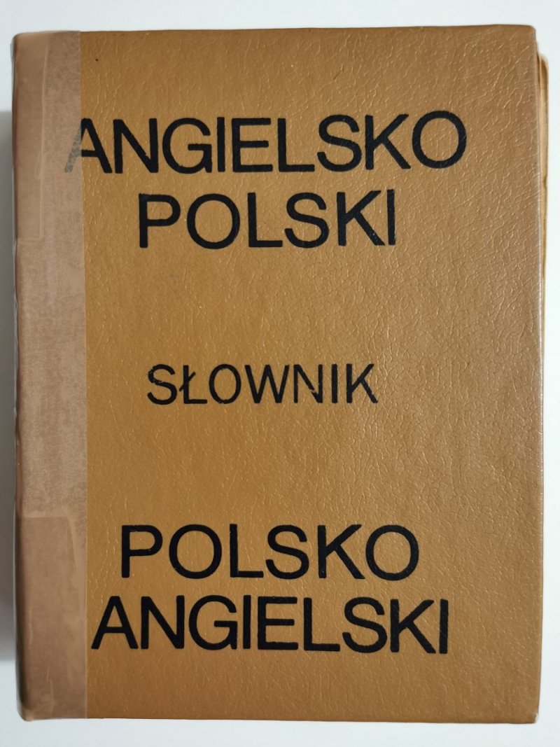 SŁOWNIK ANGIELSKO-POLSKI POLSKO-ANGIELSKI - Janina Jaślan 1992