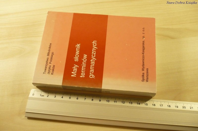 MAŁY SŁOWNIK TERMINÓW GRAMATYCZNYCH (1996)