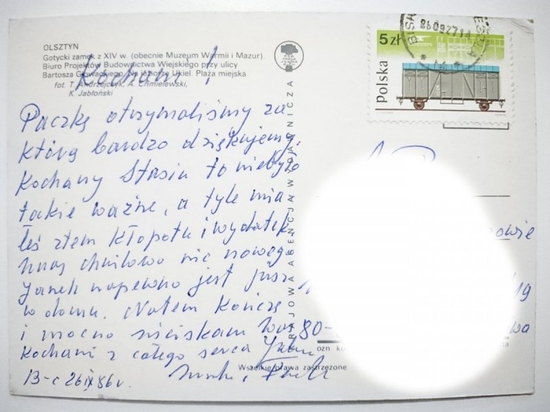 OLSZTYN. GOTYCKI ZAMEK Z XIV w. I INNE FOT. JABŁOŃSKI I INNI