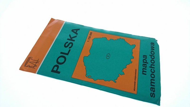 POLSKA. MAPA SAMOCHODOWA 1: 750 000