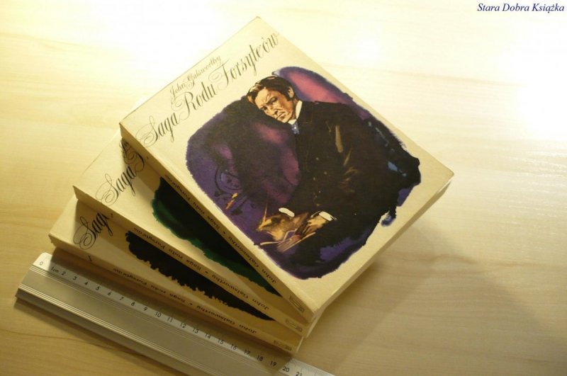 SAGA RODU FORSYTE'ÓW TOMY OD 1 DO 3 - Galsworthy