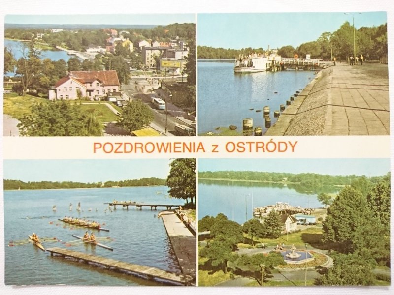 OSTRÓDA. FRAGMENT MIASTA. PRZYSTAŃ FOT. A. STELMACH