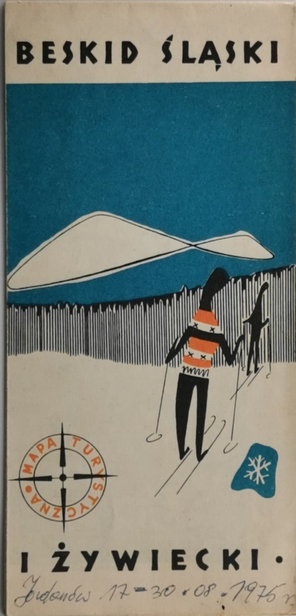 BESKID ŚLĄSKI I ŻYWIECKI MAPA 1972
