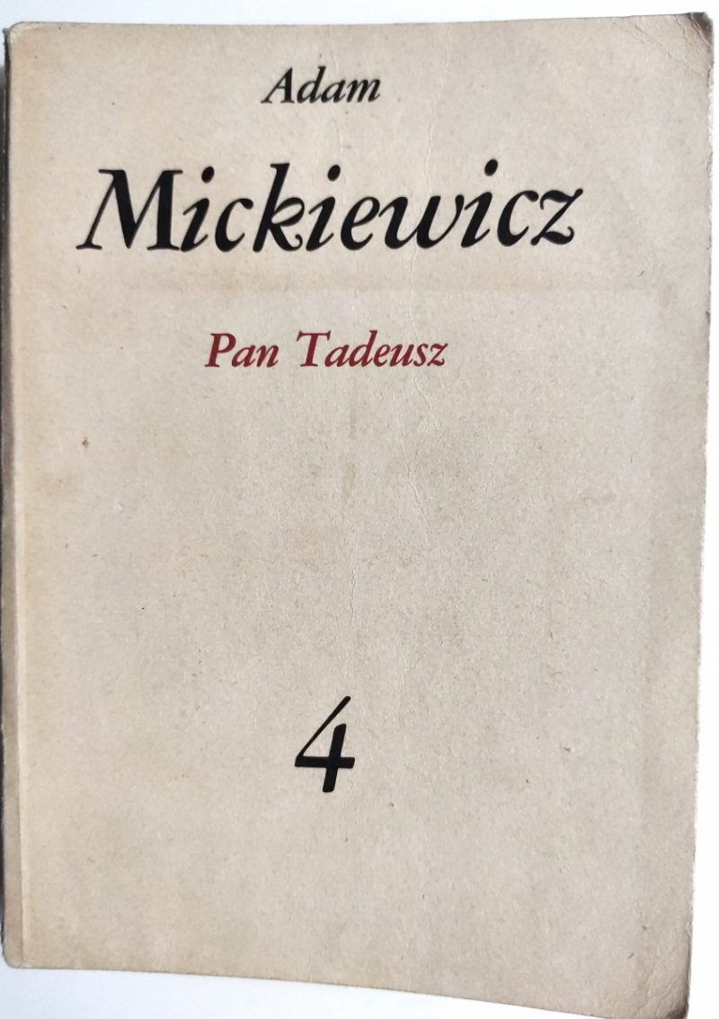 PAN TADEUSZ - Adam Mickiewicz