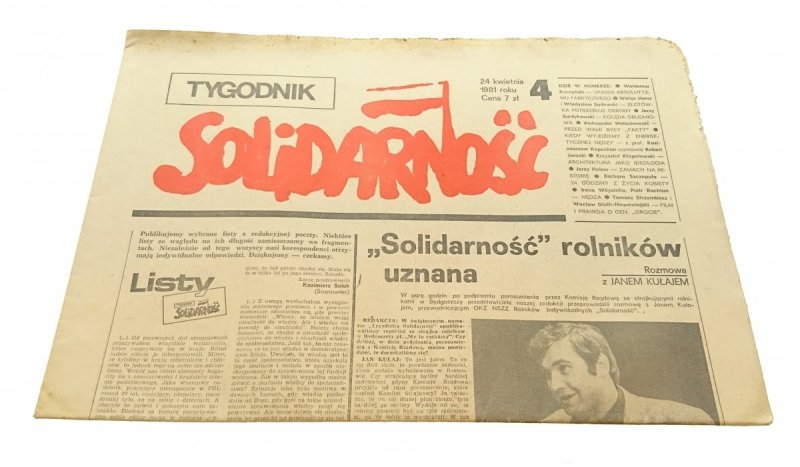 TYGODNIK SOLIDARNOŚĆ 4 24 KWIETNIA 1981 ROKU