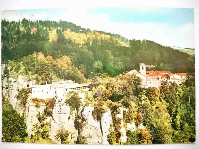 SANTUARIO DELLA VERNA (AREZZO) M. 1128 s.m. VEDUTA AEREA
