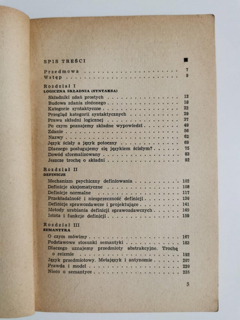 JĘZYK I NAUKA - Henryk Stonert 1964
