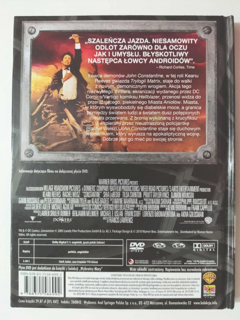 DVD. CONSTANTINE