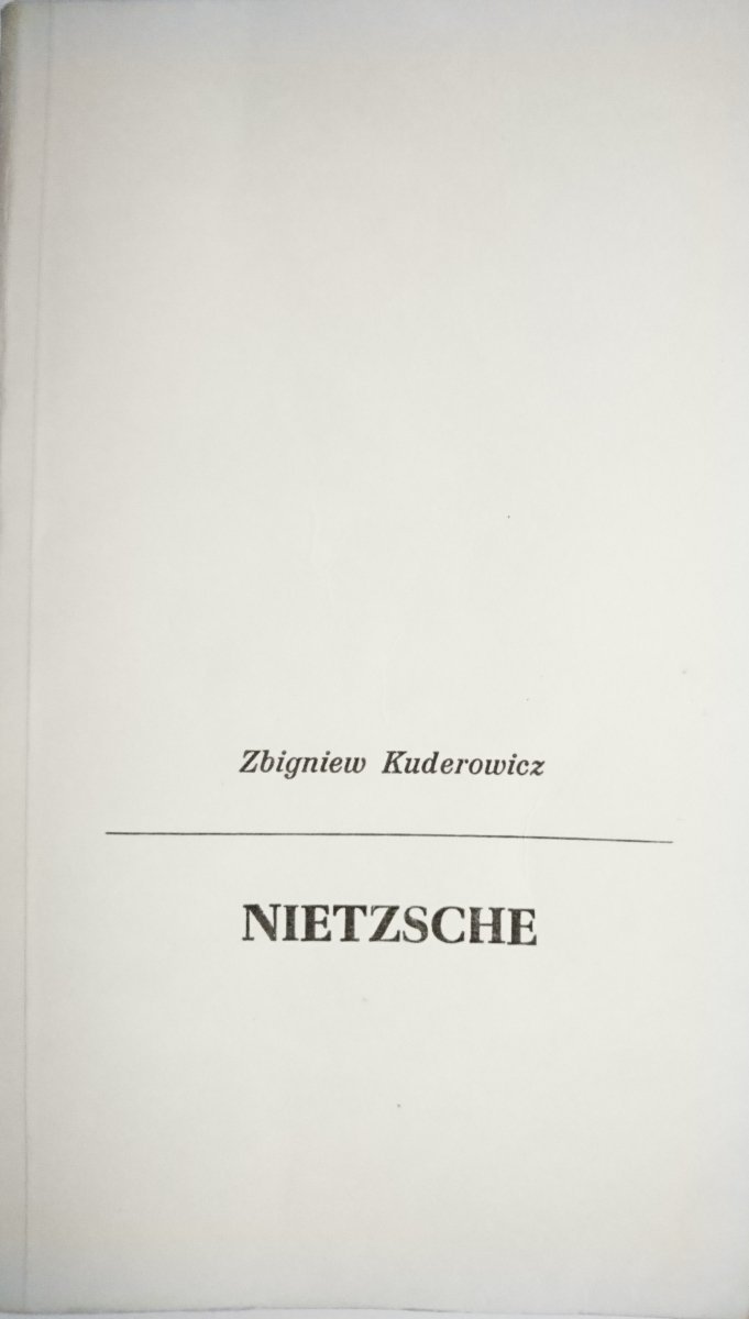 NIETZSCHE - Zbigniew Kuderowicz 1979