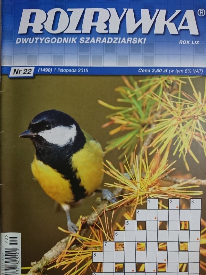 ROZRYWKA DWUTYGODNIK SZARADZIARSKI 22-01-2015