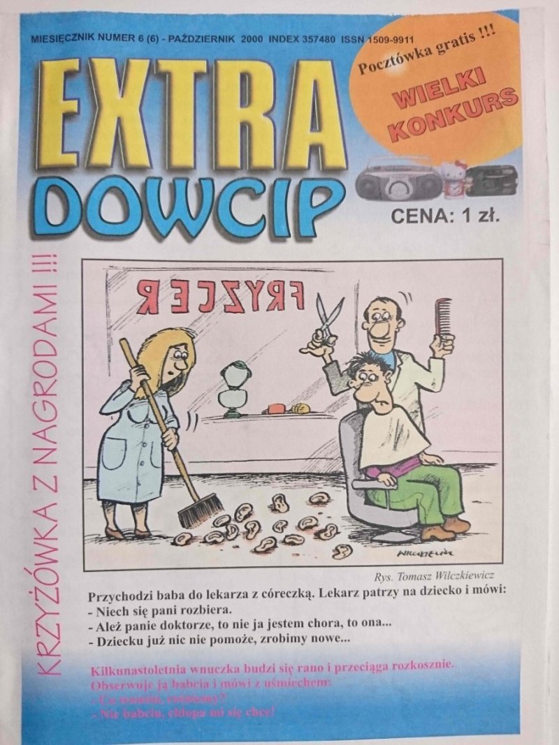 EXTRA DOWCIP Nr. 6 (6) – PAŹDZIERNIK 2000