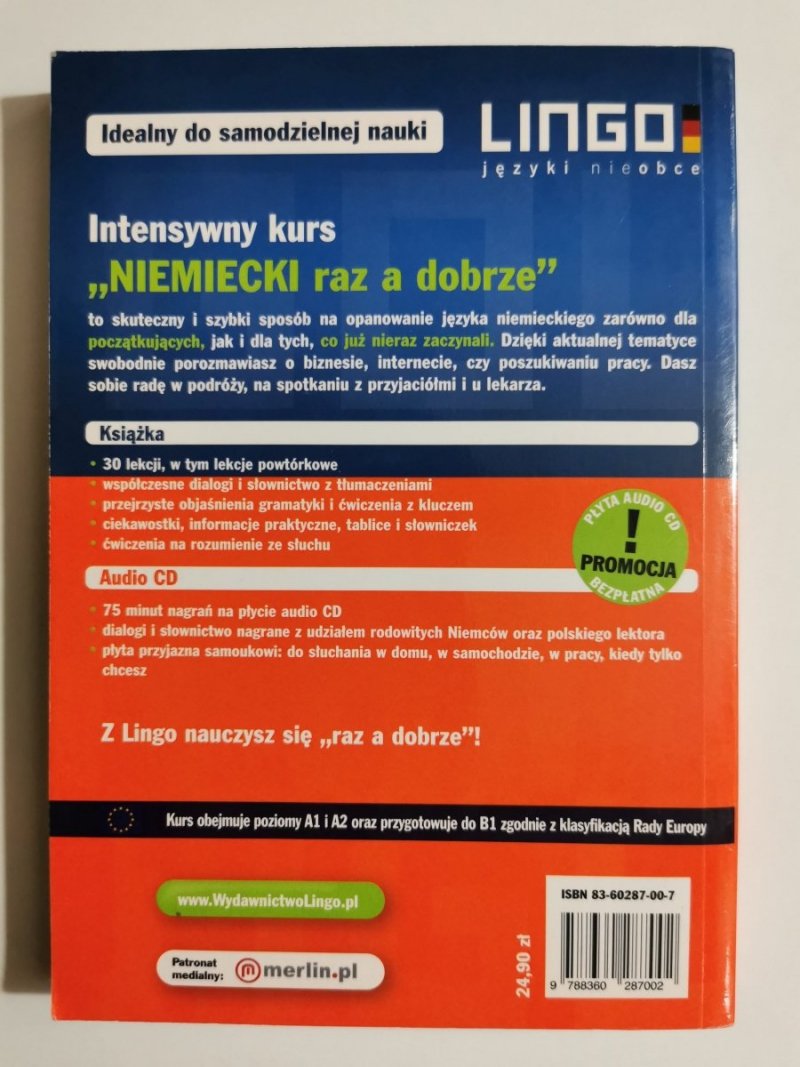 NIEMIECKI RAZ A DOBRZE. KURS BEZ PŁYTY CD 