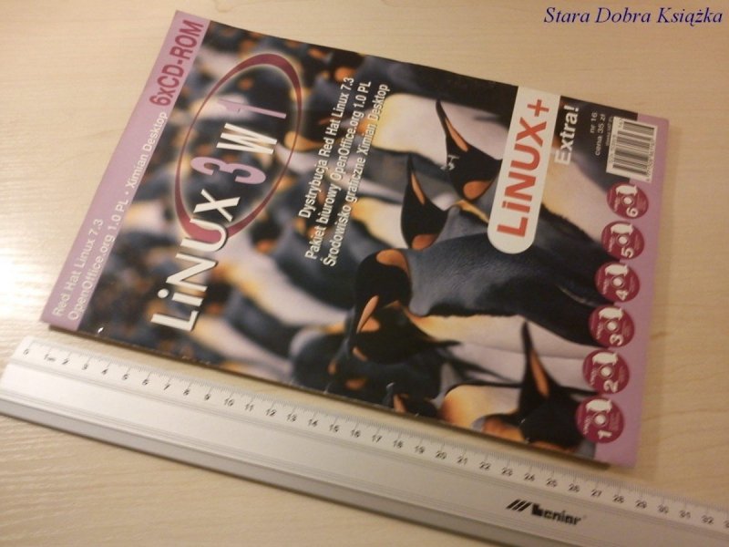 LINUX 3 W 1. LINUX + EXTRA NR. 16. PŁYTY CD!!!