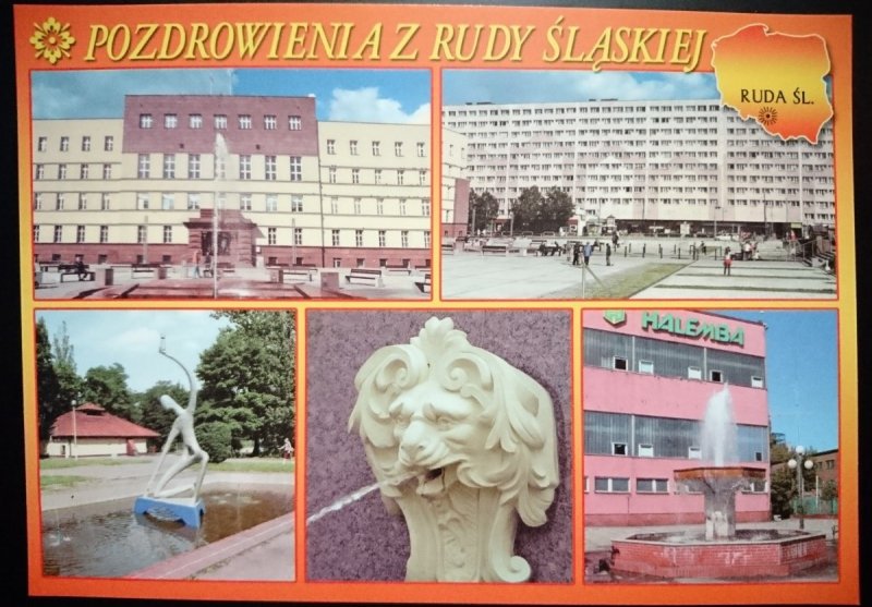 POZDROWIENIA Z RUDY ŚLĄSKIEJ. PIĘĆ UJĘĆ FOT. JAN PIETRUSZKA