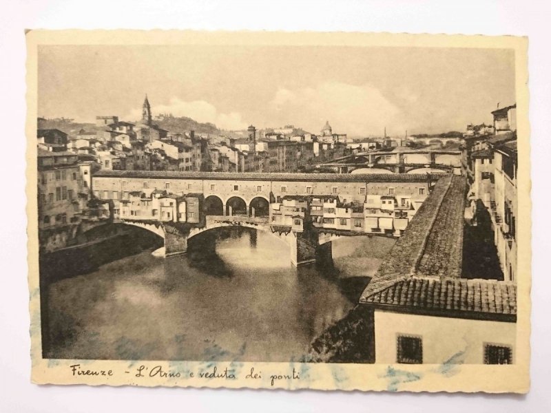 FIRENZE. L'ARIMO E VEDUTA DEI PONTI