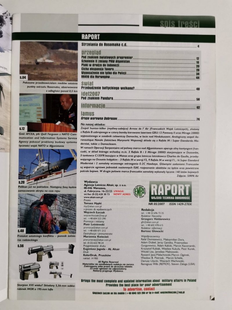 RAPORT 05 2007 