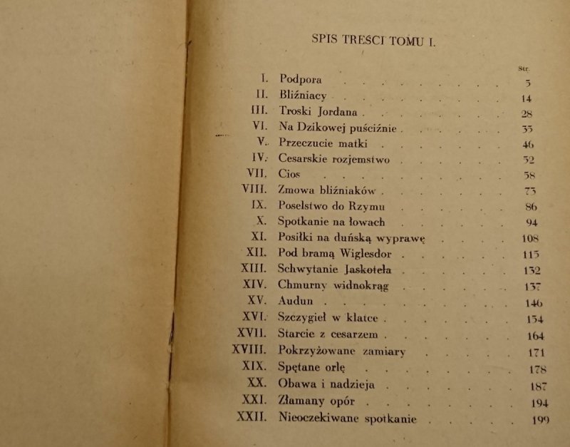OJCIEC I SYN TOM I - Karol Bunsch 1945