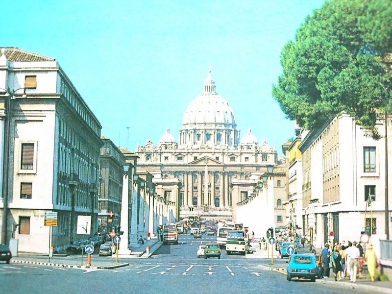 ROMA. VIA DELLA CONCILIAZIONE - PIAZZA S. PIETRO