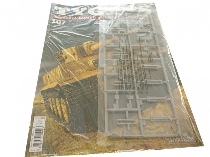 TYGRYS HISTORIA CZOŁGU I MODEL DO SKŁADANIA NR 107