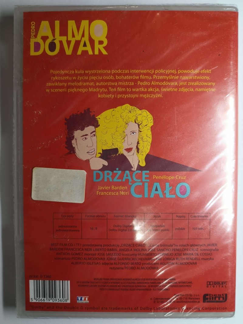 DVD. DRŻĄCE CIAŁO