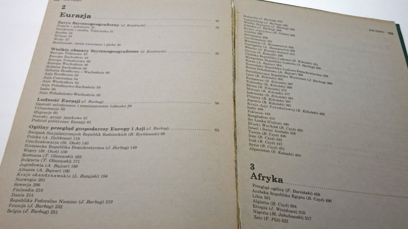 GEOGRAFIA ŚWIATA - Józef Barbag 1985