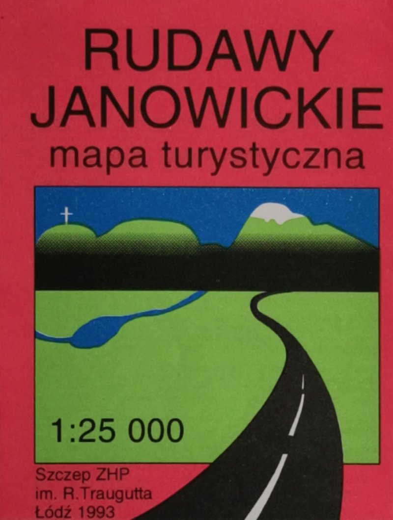 RUDAWY JANOWSKIE MAPA TURYSTYCZNA 1:25 000 1993